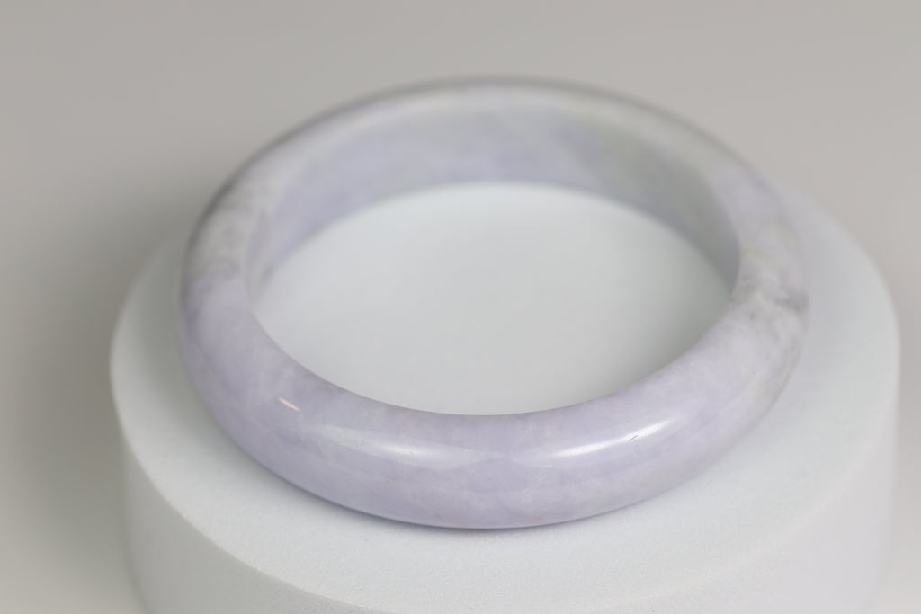 Lavender Jade Bangle – 55.2mm (LB-01)