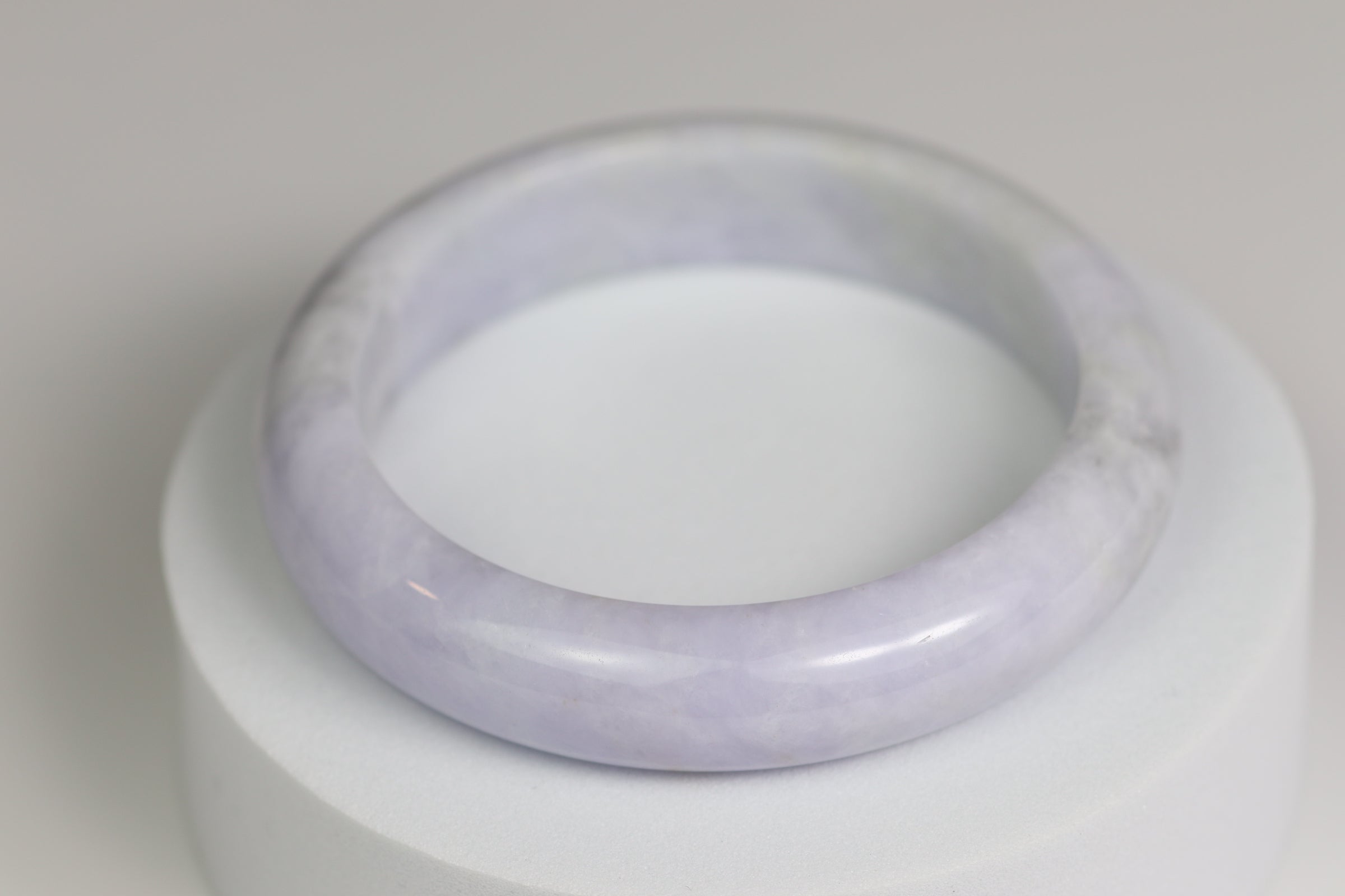Lavender Jade Bangle – 55.2mm (LB-01)