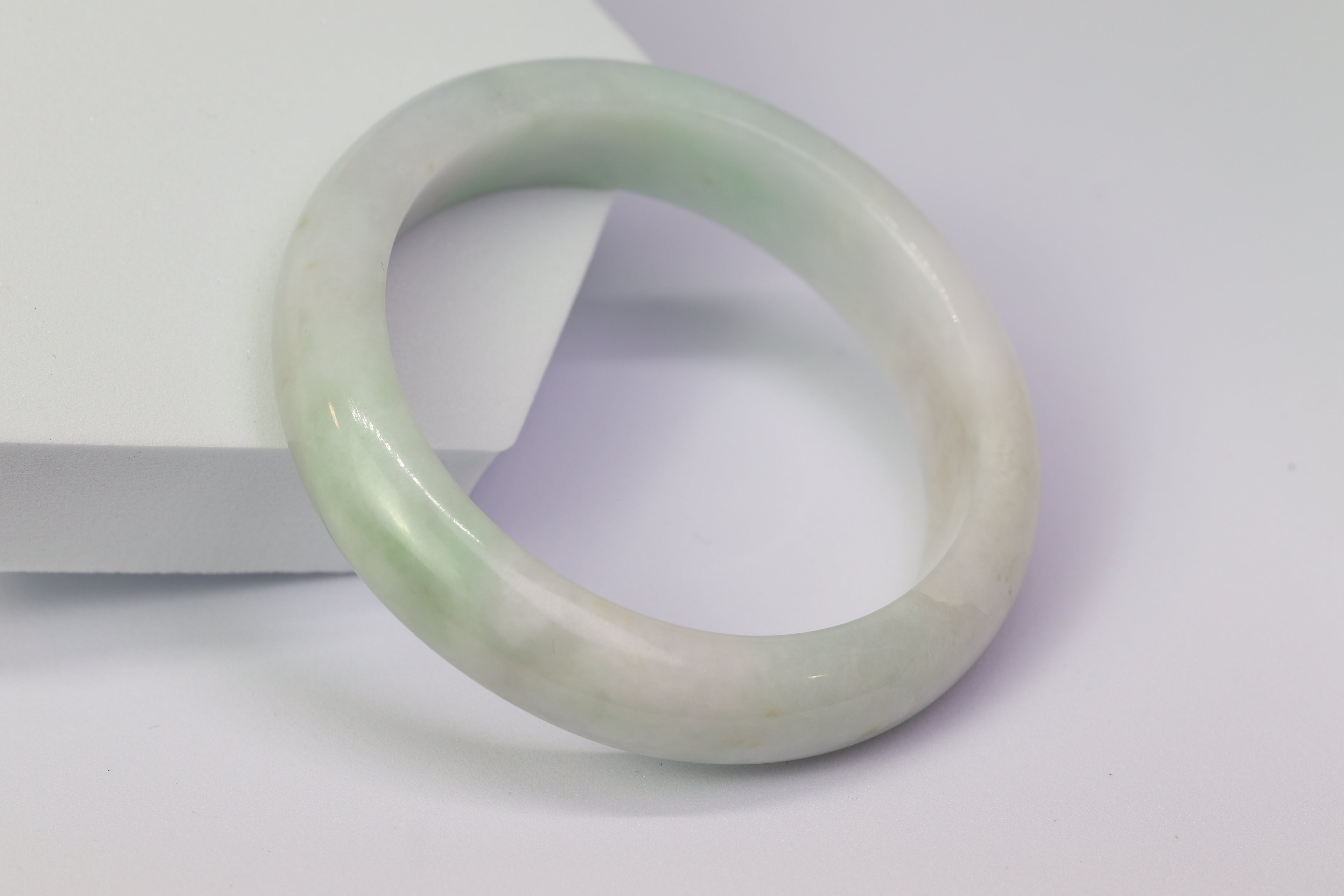 Icy White Jade with Soft Green Tint – 51.1mm (IW-SG-02)