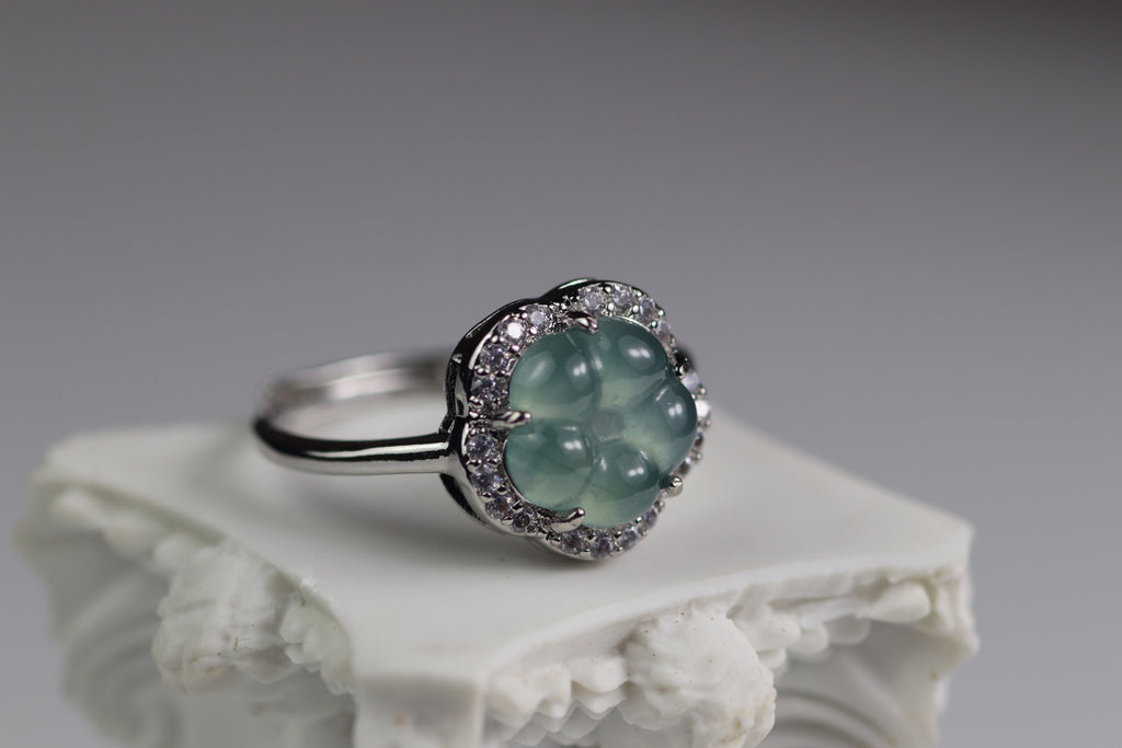Spring Blossom Jade Ring