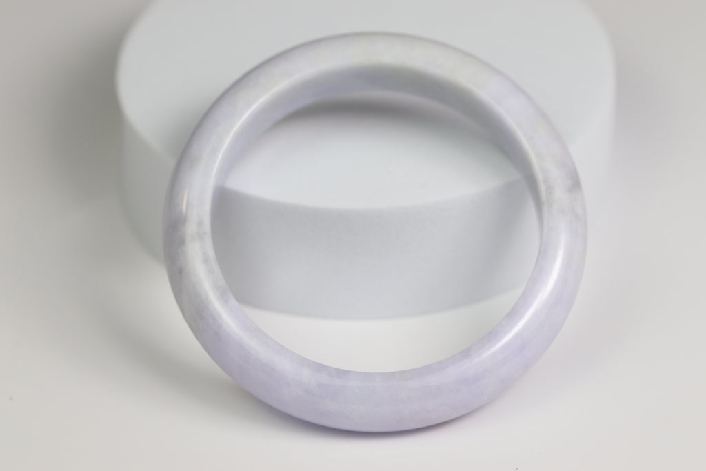 Lavender Jade Bangle – 55.2mm (LB-01)
