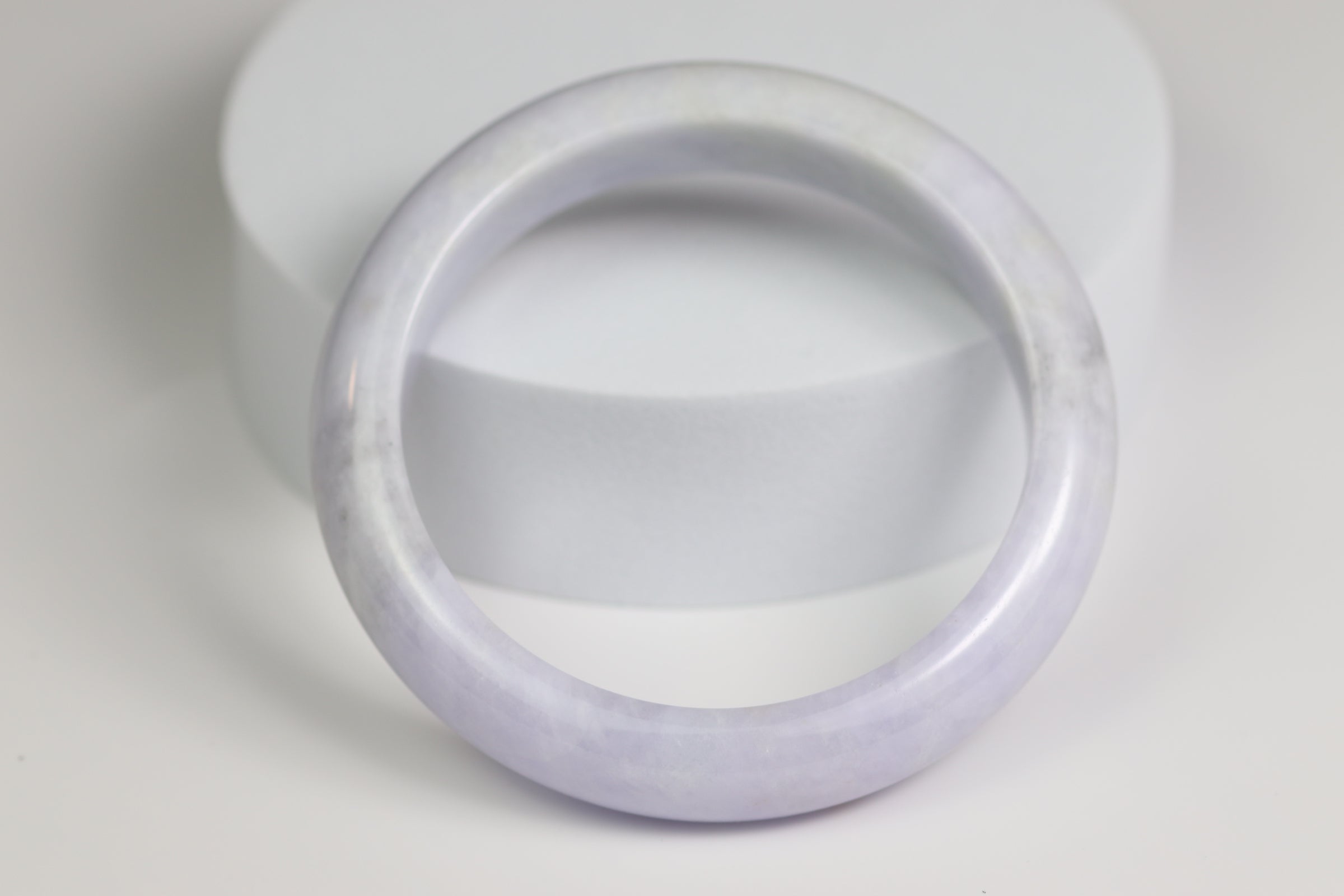 Lavender Jade Bangle – 55.2mm (LB-01)