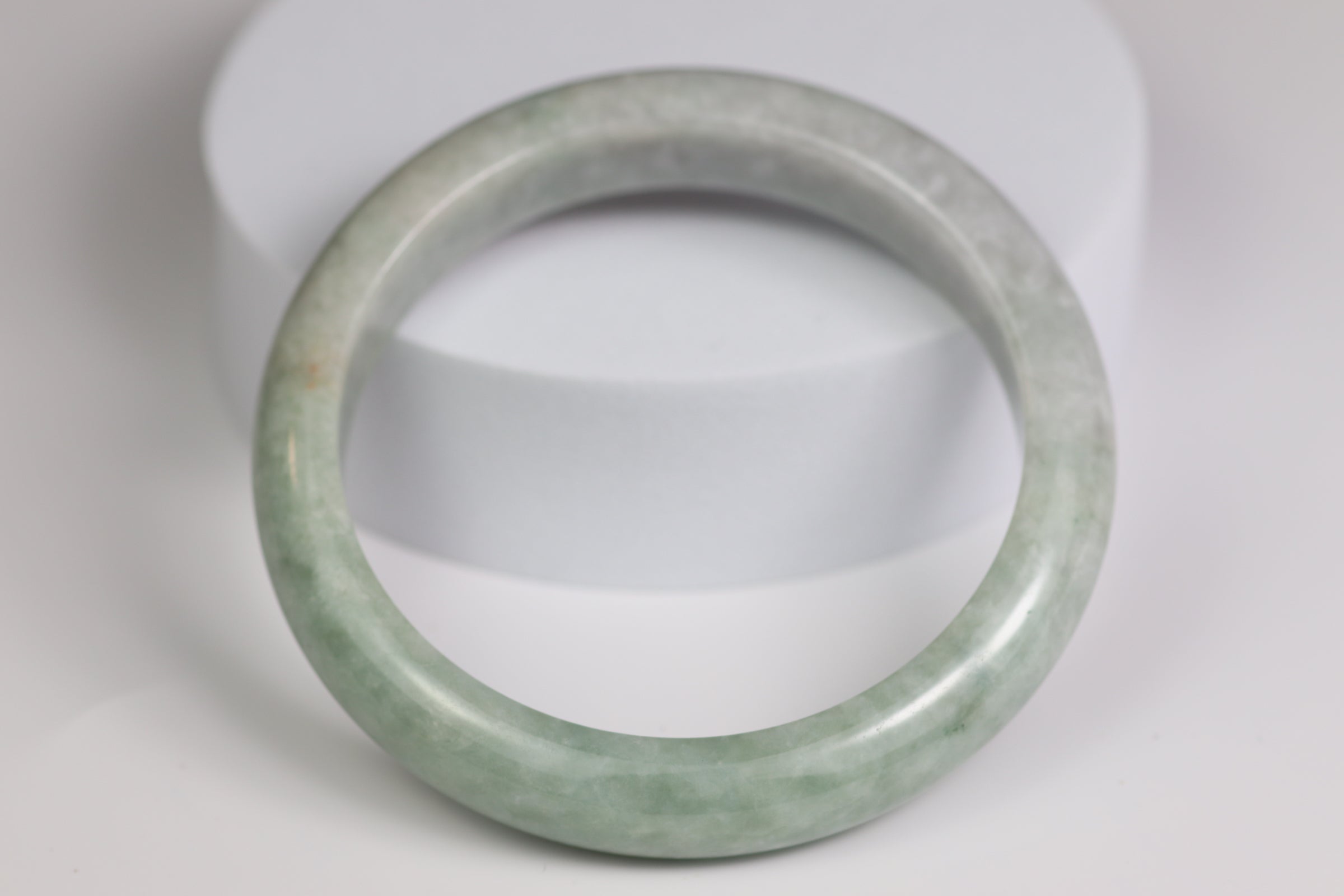 Half Mountain, Half Water Jade Bangle – 60.6mm (HW-MW-01)