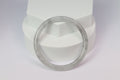 Clear Light Gray Jade Bangle – 53.3mm