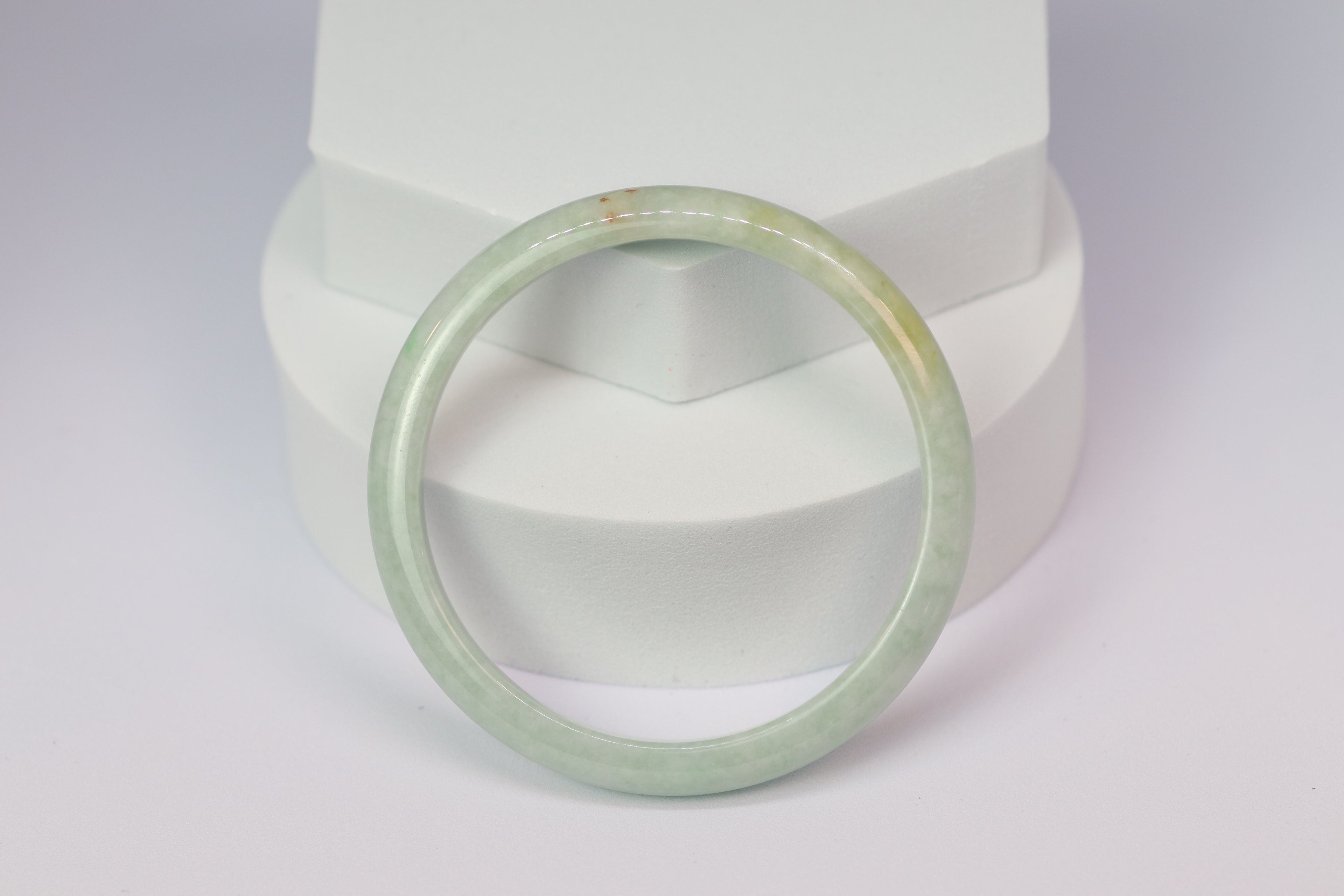 Pale Green Jade Bangle – 52.1mm
