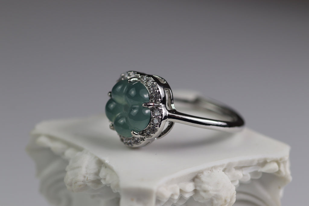 Spring Blossom Jade Ring